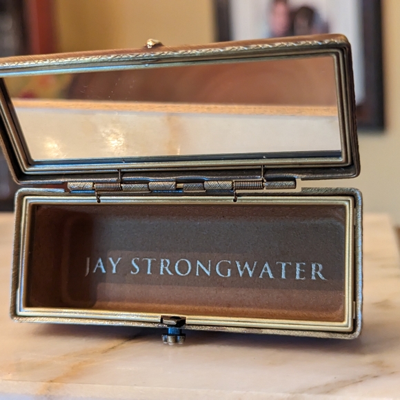 Jay Strongwater Giraffe Lipstick case w/mirror - Picture 2 of 2